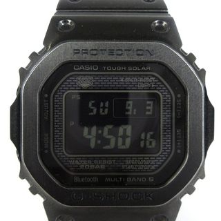ジーショック(G-SHOCK)のカシオジーショック 腕時計 ウォッチ デジタル タフソーラー 電波 黒 ■SM1(腕時計(デジタル))