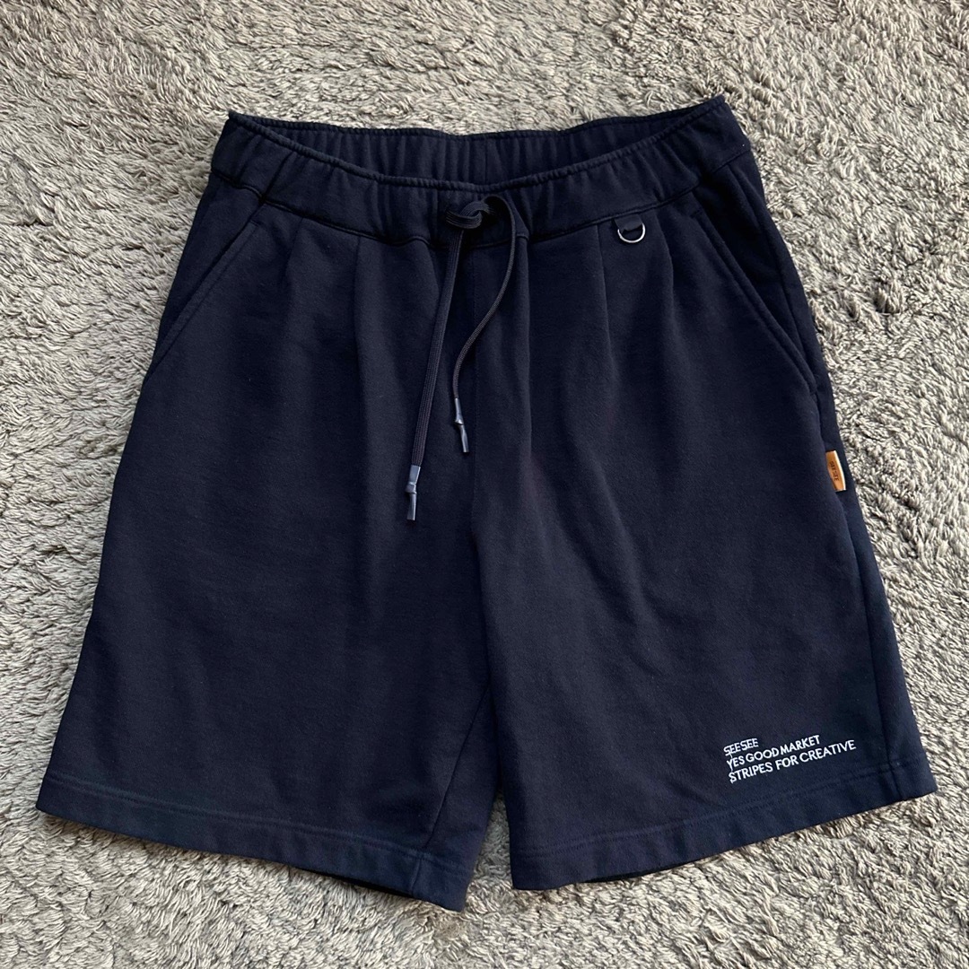 1LDK SELECT(ワンエルディーケーセレクト)のYGM×SEE SEE×S.F.C WIDE SWEAT SHORTS メンズのパンツ(ショートパンツ)の商品写真