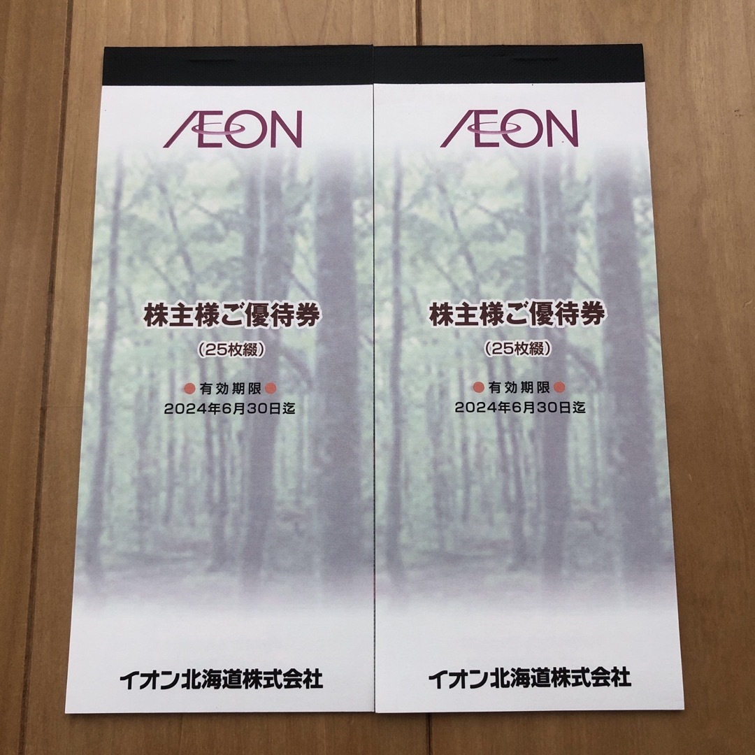 AEON(イオン)のイオン北海道　株主優待 チケットの優待券/割引券(ショッピング)の商品写真