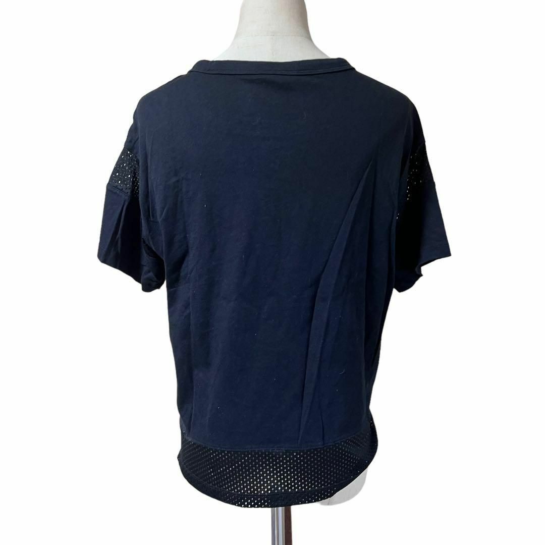 adidas アディダス 美品 半袖Tシャツ 黒 全面プリント プルオーバー 6