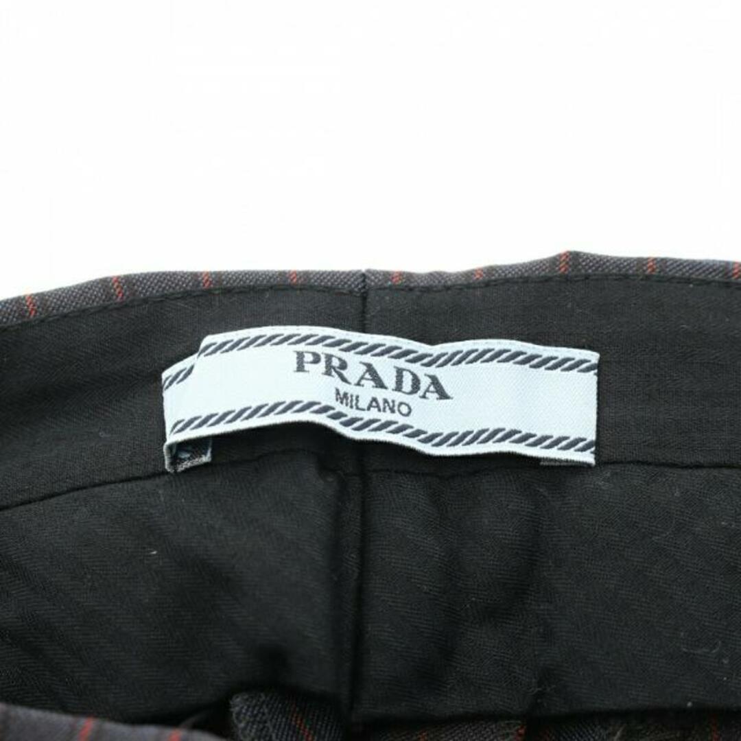 PRADA - スラックス トラウザーズ チェック パープル レッド マルチ