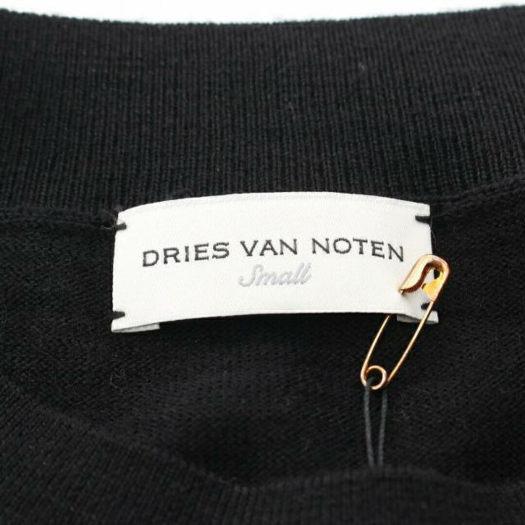DRIES VAN NOTEN(ドリスヴァンノッテン)のTULLA ニット 半袖 ウール ブラック レディースのトップス(ニット/セーター)の商品写真