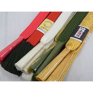 平和屋-こころ店□和装小物 上質な帯締め10本セット 笹波組 高麗組 蔦