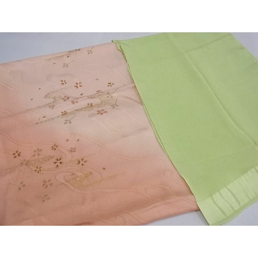 平和屋-こころ店■和装小物 上質な帯揚げ10枚セット 寿光織 宝尽くし 桜 菊 地紙草花 暈し染め 金彩 鬼しぼ縮緬 逸品 未使用 3kk1757