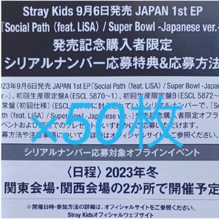 stray kids socialpath シリアル 50枚