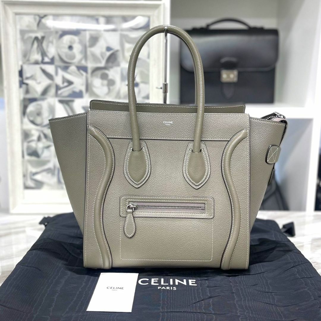 美品　CELINE セリーヌ ラゲージ　マイクロスリ　バッグ