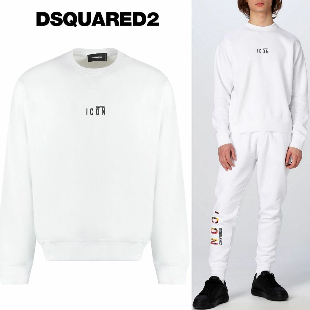 DSQUARED2 S79GU0009 ホワイト トレーナー size L