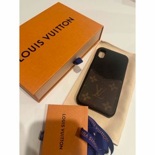 ルイヴィトン(LOUIS VUITTON)のLOUIS VUITTON iPhoneX ・XS対応 ブラウン(iPhoneケース)