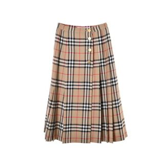 バーバリー(BURBERRY)のBurberry ヴィンテージ プリーツスカート(ひざ丈スカート)