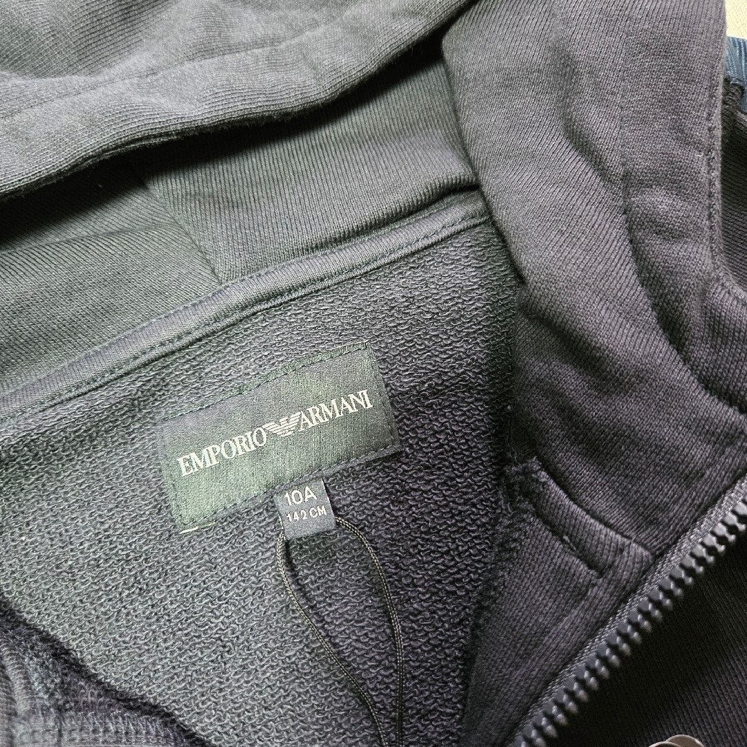 Emporio Armani - エンポリオアルマーニジュニア フーディパーカーの