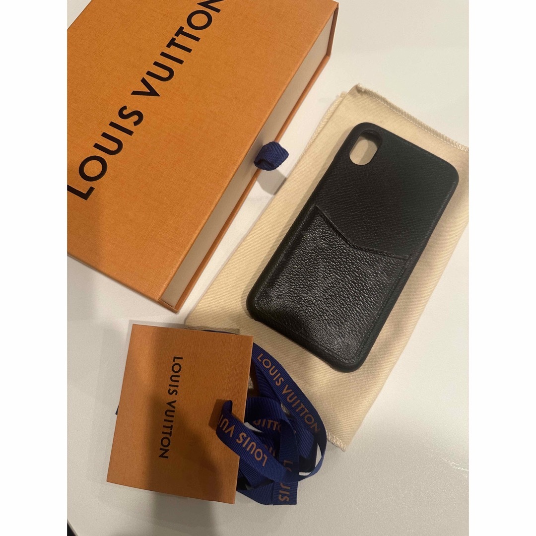 LOUIS VUITTON - LOUIS VUITTON iPhoneX ・XS対応 ブラックの通販 by