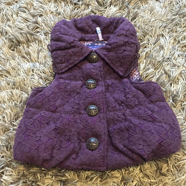 ANNA SUI mini(アナスイミニ)のアナスイベスト Fサイズ キッズ/ベビー/マタニティのキッズ服女の子用(90cm~)(ジャケット/上着)の商品写真