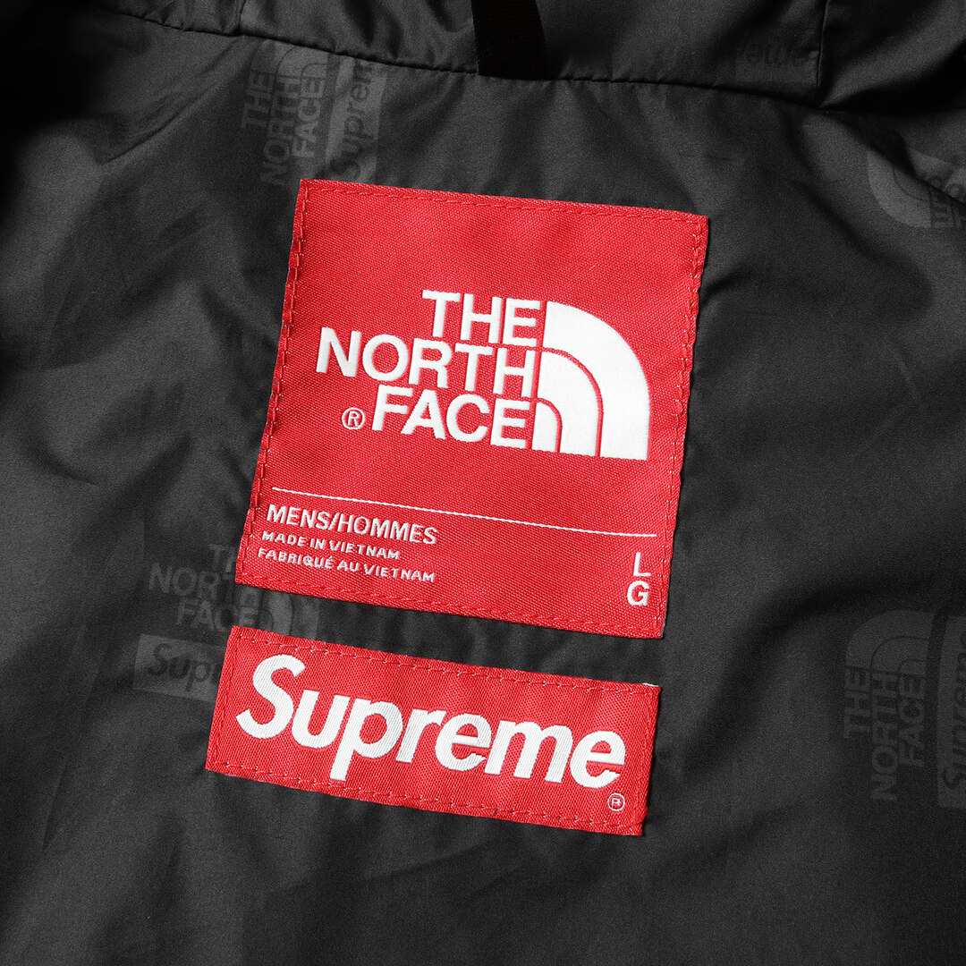 希少SUPREME × THE NORTH FACE アーチロゴ ブラック　XL