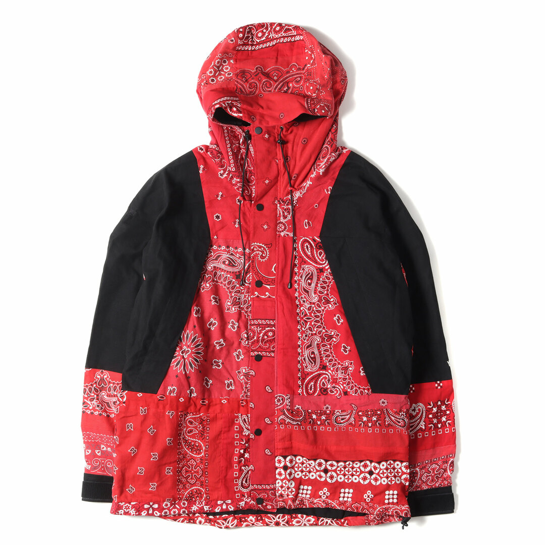 READYMADE レディメイド マウンテンパーカー サイズ:3 ヴィンテージバンダナ 柄 MOUNTAIN PARKA 21SS レッド 赤 アウター ブルゾン ジャケット カジュアル ストリート ブランド 【メンズ】【美品】