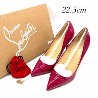 クリスチャンルブタン(Christian Louboutin)の✨極美品✨ ルブタン 22.5cm レザー ピンク ハイヒール(ハイヒール/パンプス)