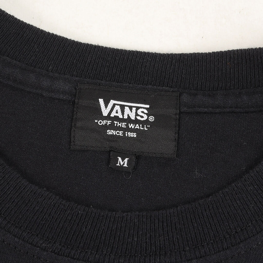 STANDARD CALIFORNIA スタンダードカリフォルニア Tシャツ サイズ:M VANS コラボ ファクトリー ロゴ クルーネック ロングスリーブ Tシャツ 長袖 VANS FACTORY TEAM ブラック 黒 トップス カットソー ロンT カジュアル ブランド 【メンズ】 2