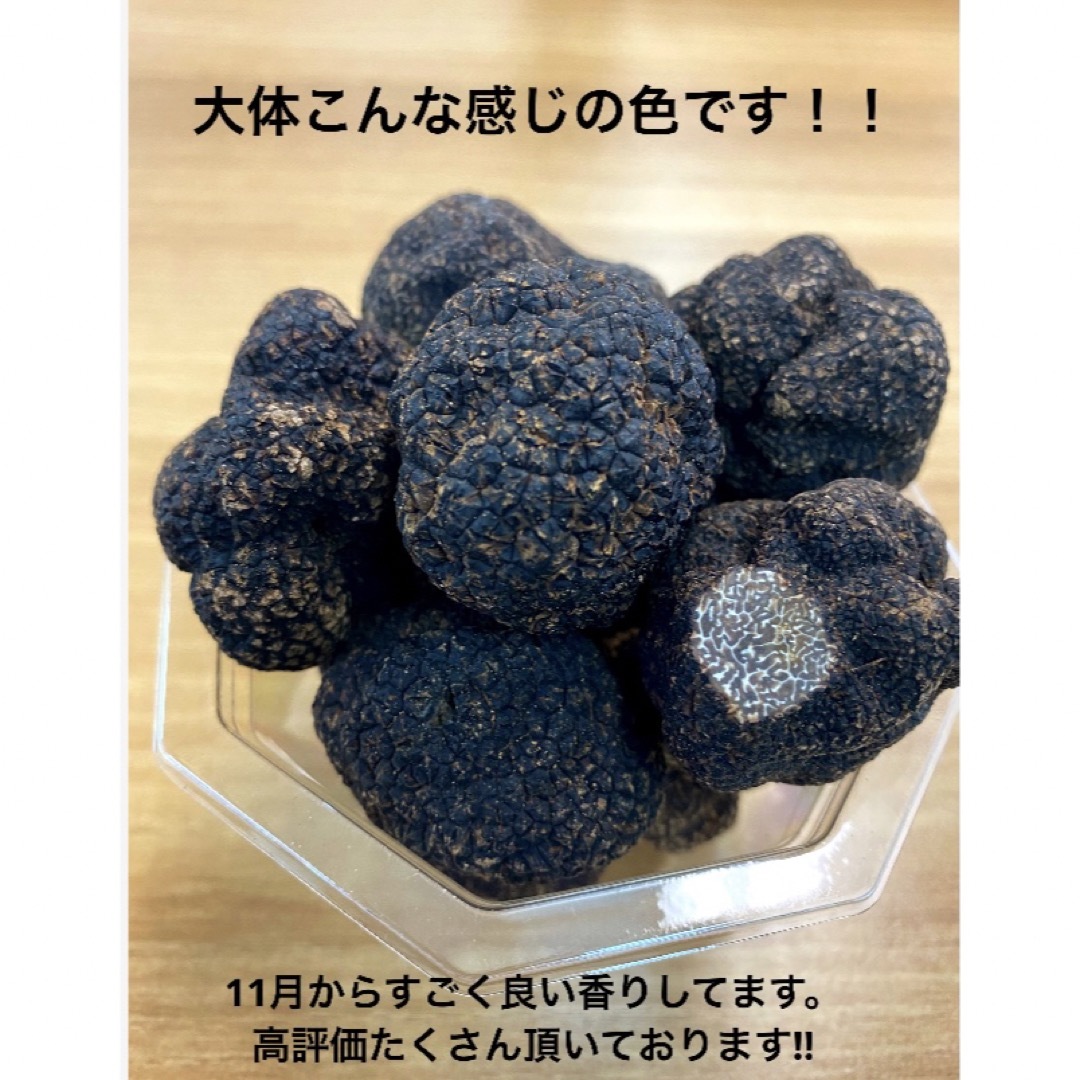 by　きのこ屋さんshop｜ラクマ　フレッシュ黒トリュフ100g　（規格3-5cm）⑪の通販