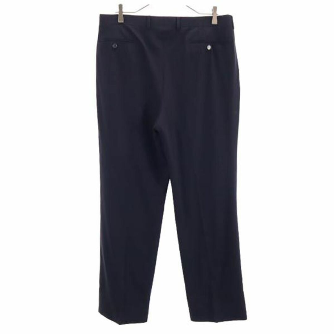LANVIN - ランバン ウール100% スラックスパンツ R50-46-88 ネイビー