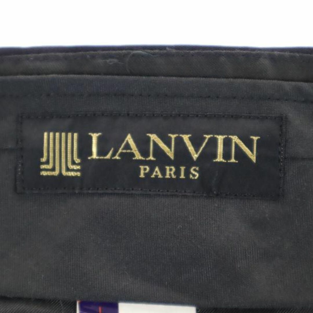 LANVIN - ランバン ウール100% スラックスパンツ R50-46-88 ネイビー