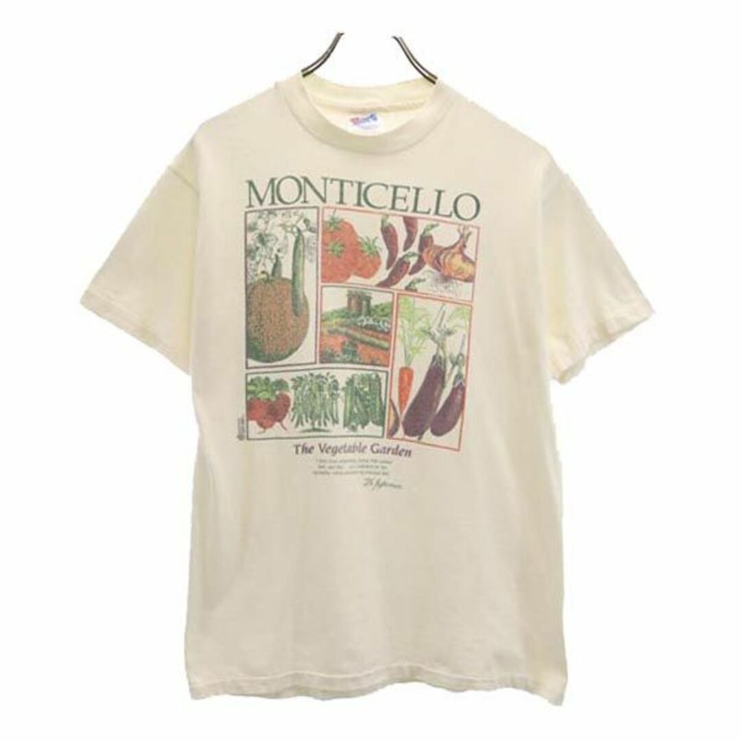 【希少】90s ヘインズ 厚手 USA製 Hiking プリント Tシャツ 半袖