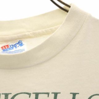 【希少】90s ヘインズ 厚手 USA製 Hiking プリント Tシャツ 半袖