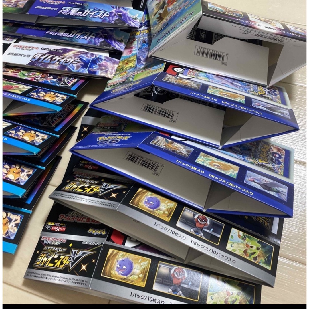 ポケモンカード　空箱セット エンタメ/ホビーのトレーディングカード(Box/デッキ/パック)の商品写真