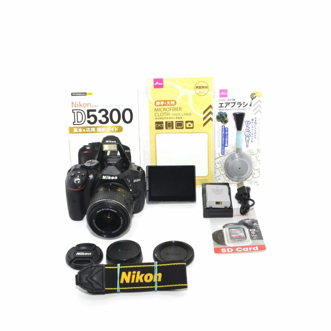 ❤美品❤S数　極小　Nikon D5300　WiFi機能付　スマホに転送❤