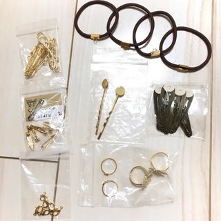 キワセイサクジョ(貴和製作所)のブローチ　ヘアゴム　ヘアピン　リング　アクセサリーパーツ(各種パーツ)