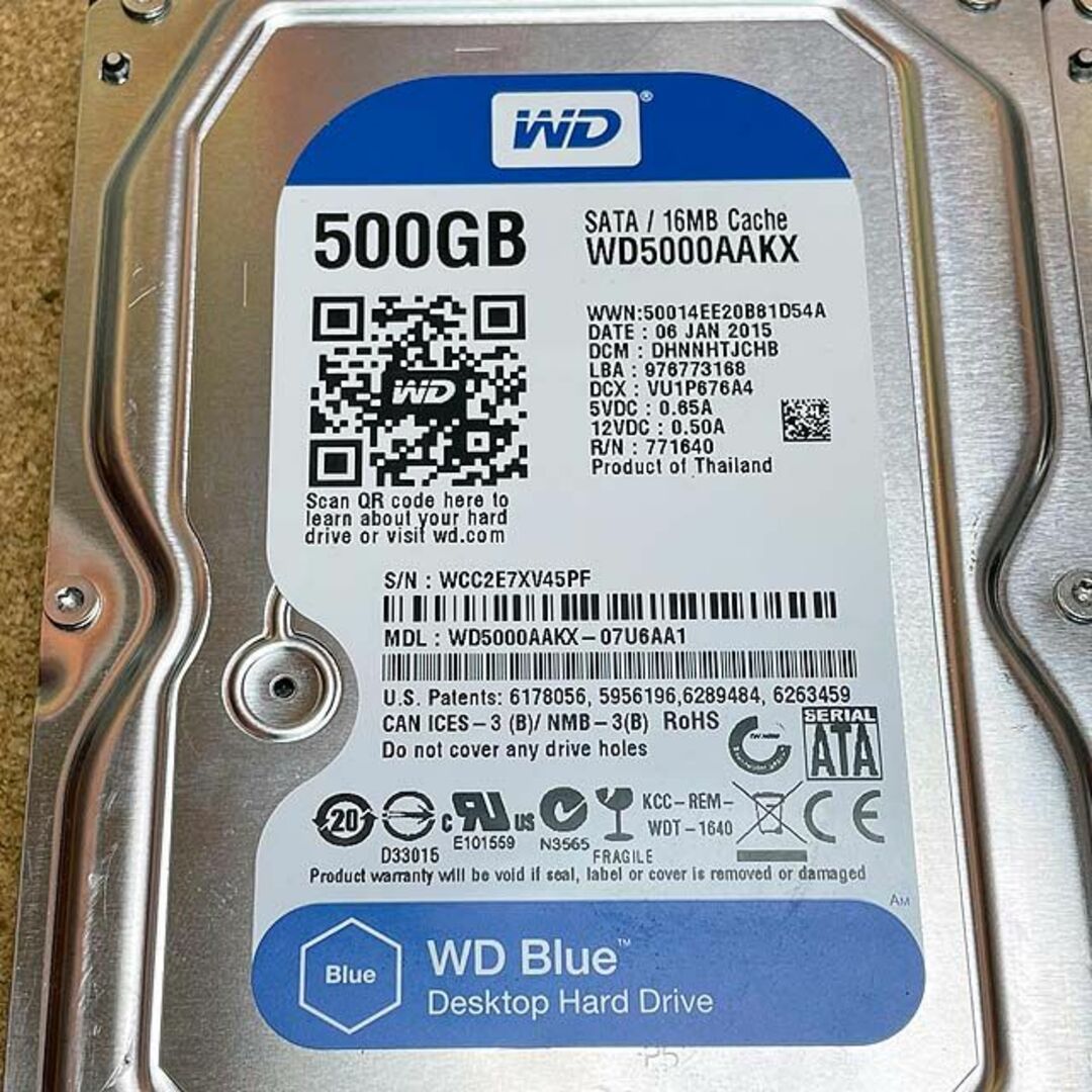 ≪3.5inch HDD 500GB 2個セット≫