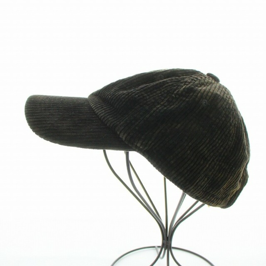 DANTON(ダントン)のダントン コーデュロイ 6パネル キャップ 野球帽 F 黒 18A-KR-003 レディースの帽子(キャップ)の商品写真