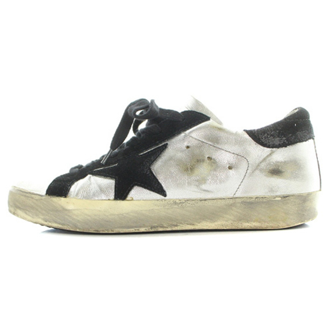 GOLDEN GOOSE シルバースニーカー36