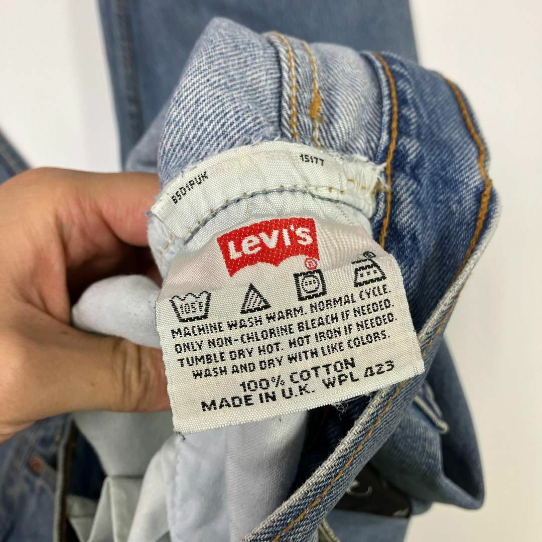 Levi’s リーバイス 502 リメイク ブリーチ テーパードデニム L