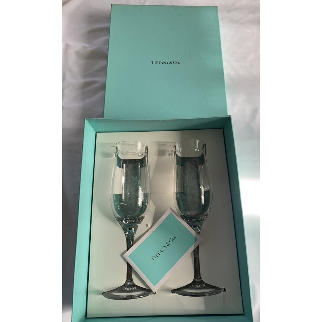 ティファニー Tiffany シャンパングラス ワイングラス ペア 2客セット