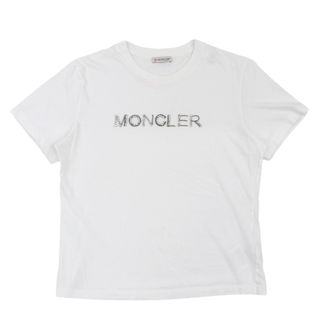 MONCLER - モンクレール ラインストーンロゴ 半袖Tシャツ レディース