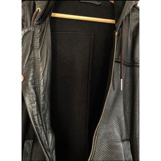 即購入OK！大人気★DIESEL レザーパーカー M