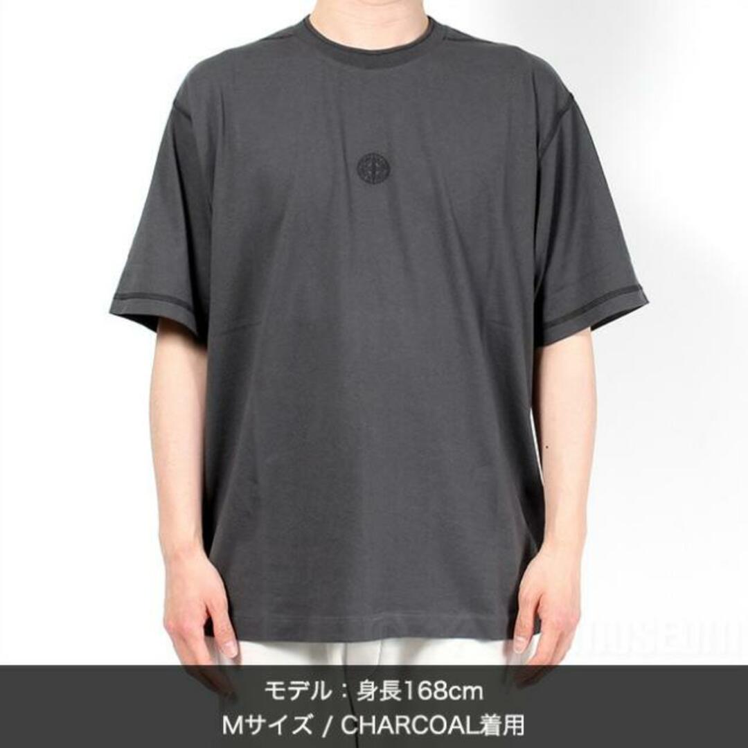 【新品未使用】 STONE ISLAND ストーンアイランド Tシャツ T SHIRT ORGANIC COTTON JERSEY 7815 209 57 【Lサイズ/BLACK】