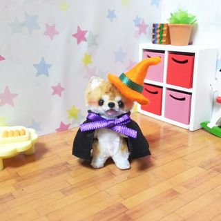 ちびドラキュラ🎃ポメラニアン♪(人形)