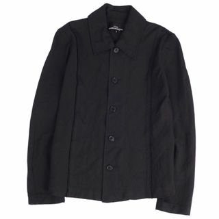 コムデギャルソン(COMME des GARCONS)の美品 トリコ コムデギャルソン tricot COMME des GARCONS シャツ ブラウス ロングスリーブ 無地 リネン トップス レディース S ブラック(シャツ/ブラウス(長袖/七分))