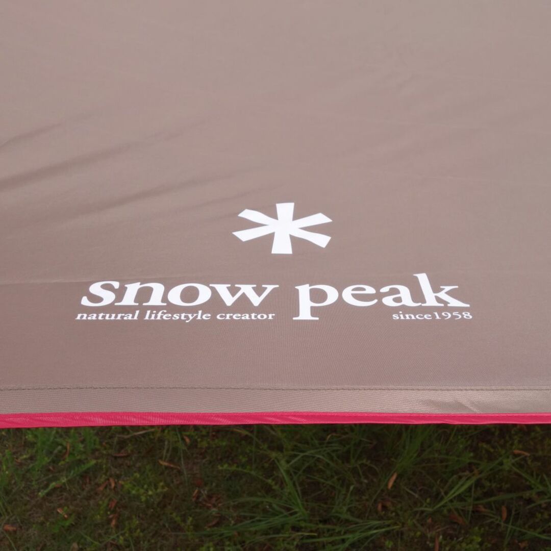 Snow Peak(スノーピーク)の美品 限定品 スノーピーク snowpeak HDタープ シールド レクタ Ｌ オールグレー FES-110 タープ 2013 秋 雪峰祭 キャンプ アウトドア スポーツ/アウトドアのアウトドア(テント/タープ)の商品写真