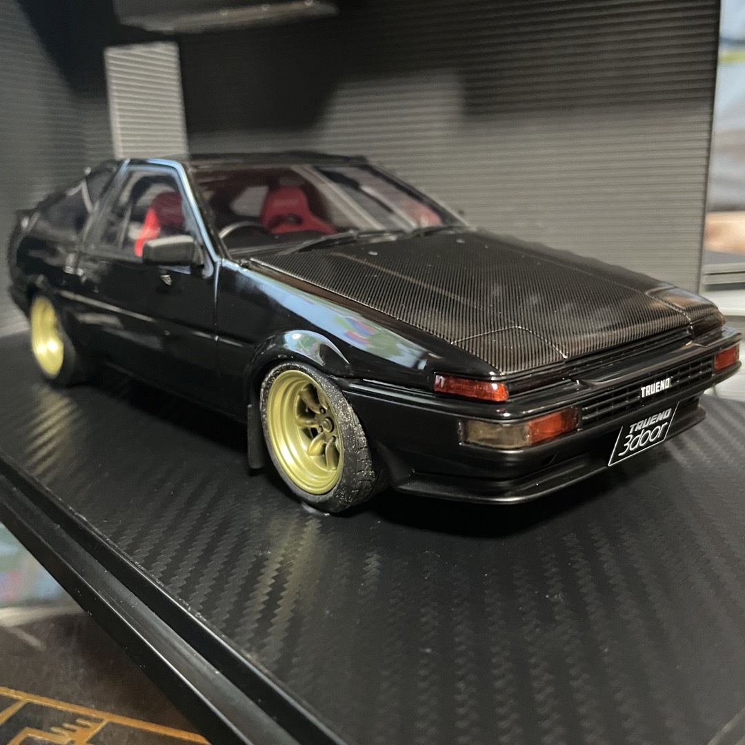 エンタメ/ホビー未展示品イグニッションモデル1/18トレノAE86 3-Door GTVブラック