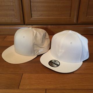 ニューエラー(NEW ERA)のNEW ERA 9FIFTYホワイトと59FIFTYベージュ(キャップ)