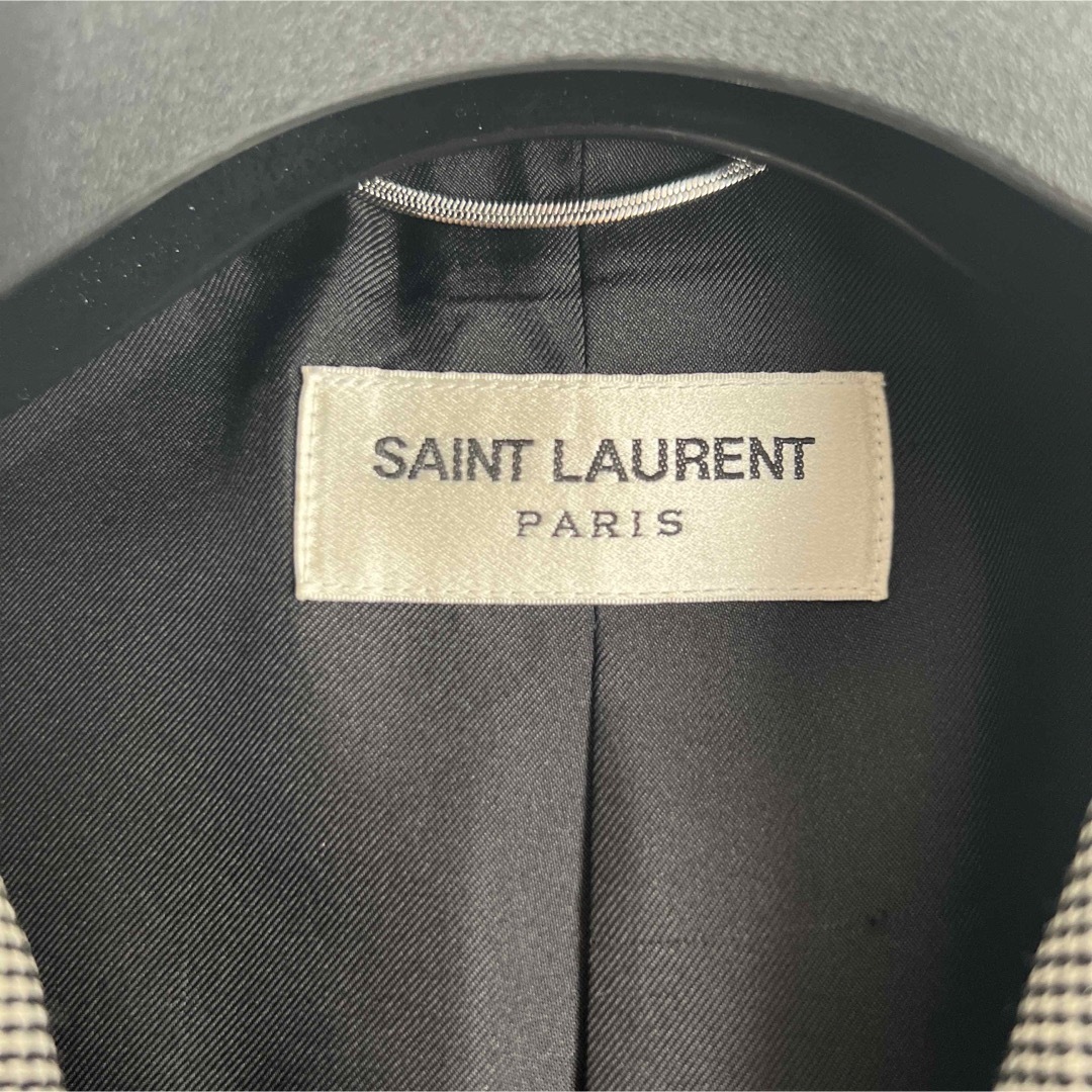 saintlaurent サンローラン テーラード 52 千鳥柄 エディスリマン