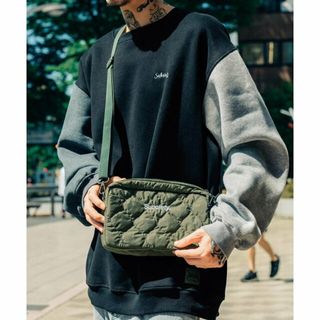 サブサエティ(Subciety)の【OLIVE】QUILTED BODY BAG(ボディーバッグ)