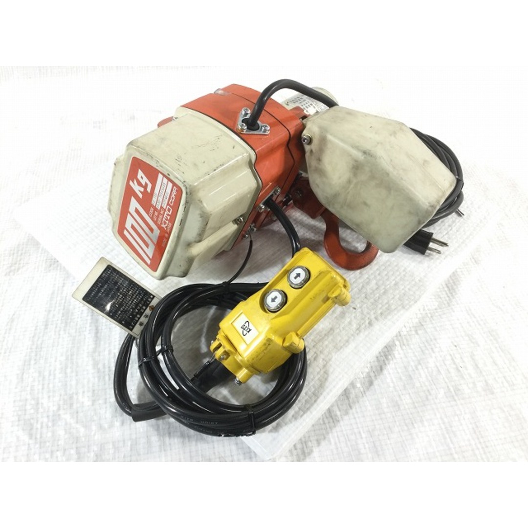☆中古品☆KITO キトー 電気チェーンブロック ED10S セレクト ☆中古品☆KITO キトー 電気チェーンブロック ED10S セレクト