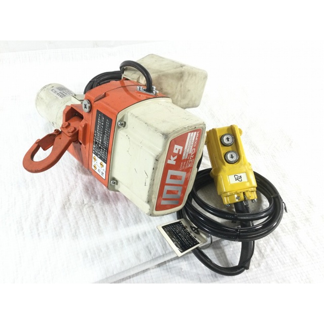 ☆中古品☆KITO キトー 電気チェーンブロック ED10S セレクト ☆中古品☆KITO キトー 電気チェーンブロック ED10S セレクト