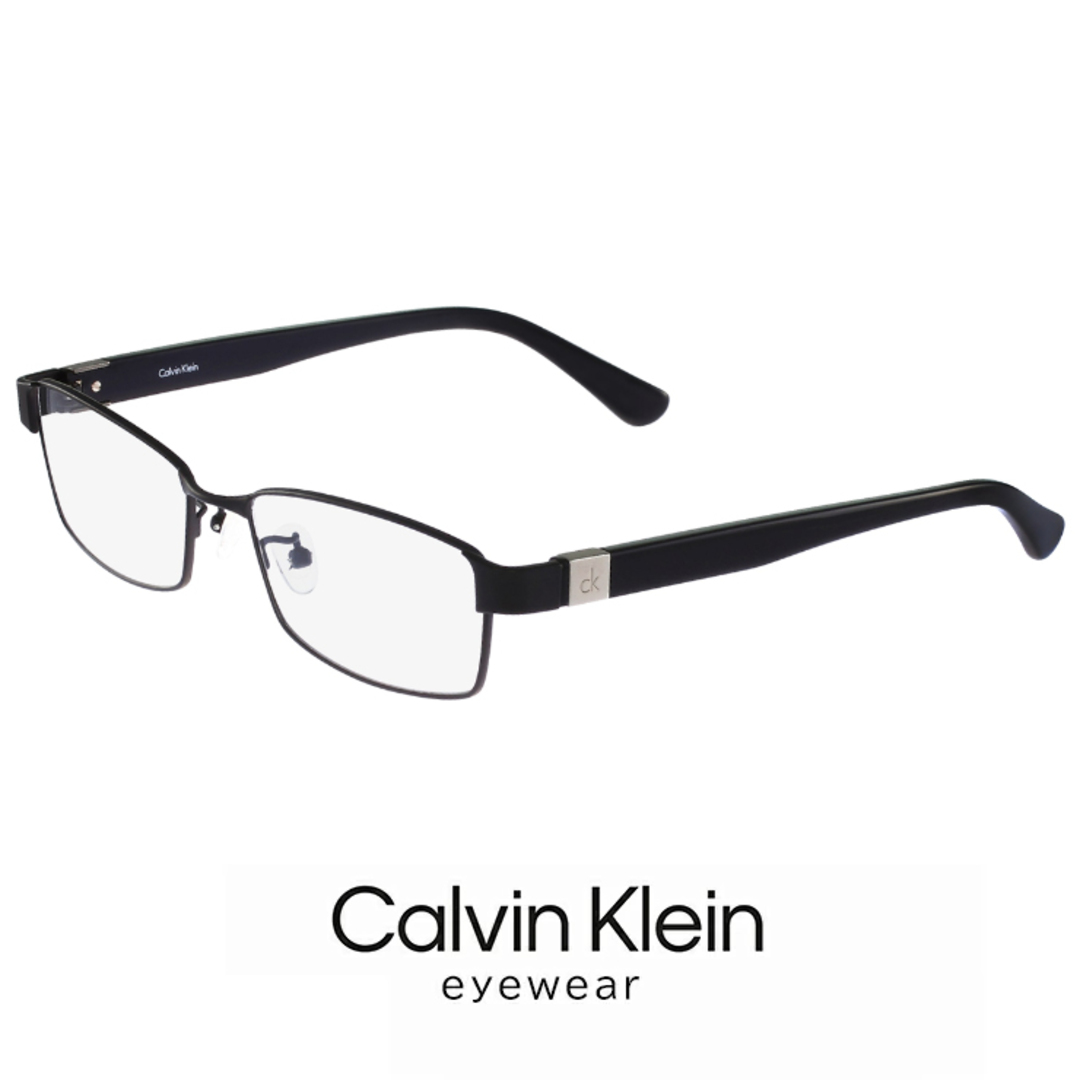 【新品】 カルバンクライン メンズ メガネ ck5419a-115 calvin klein 眼鏡 めがね スクエア型 チタン アジアンフィット モデル