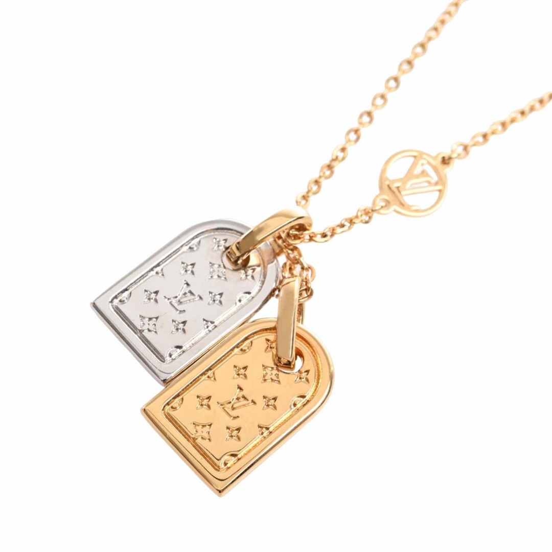 ネックレスLOUIS VUITTON ルイヴィトン ナノグラム ネックレス M63141 ゴールド by