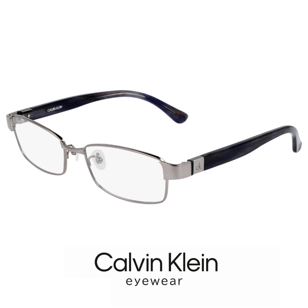 【新品】 カルバンクライン メンズ メガネ ck5419a-008 calvin klein 眼鏡 ck5419a めがね スクエア型 チタン フレーム カルバン・クライン アジアンフィット モデル