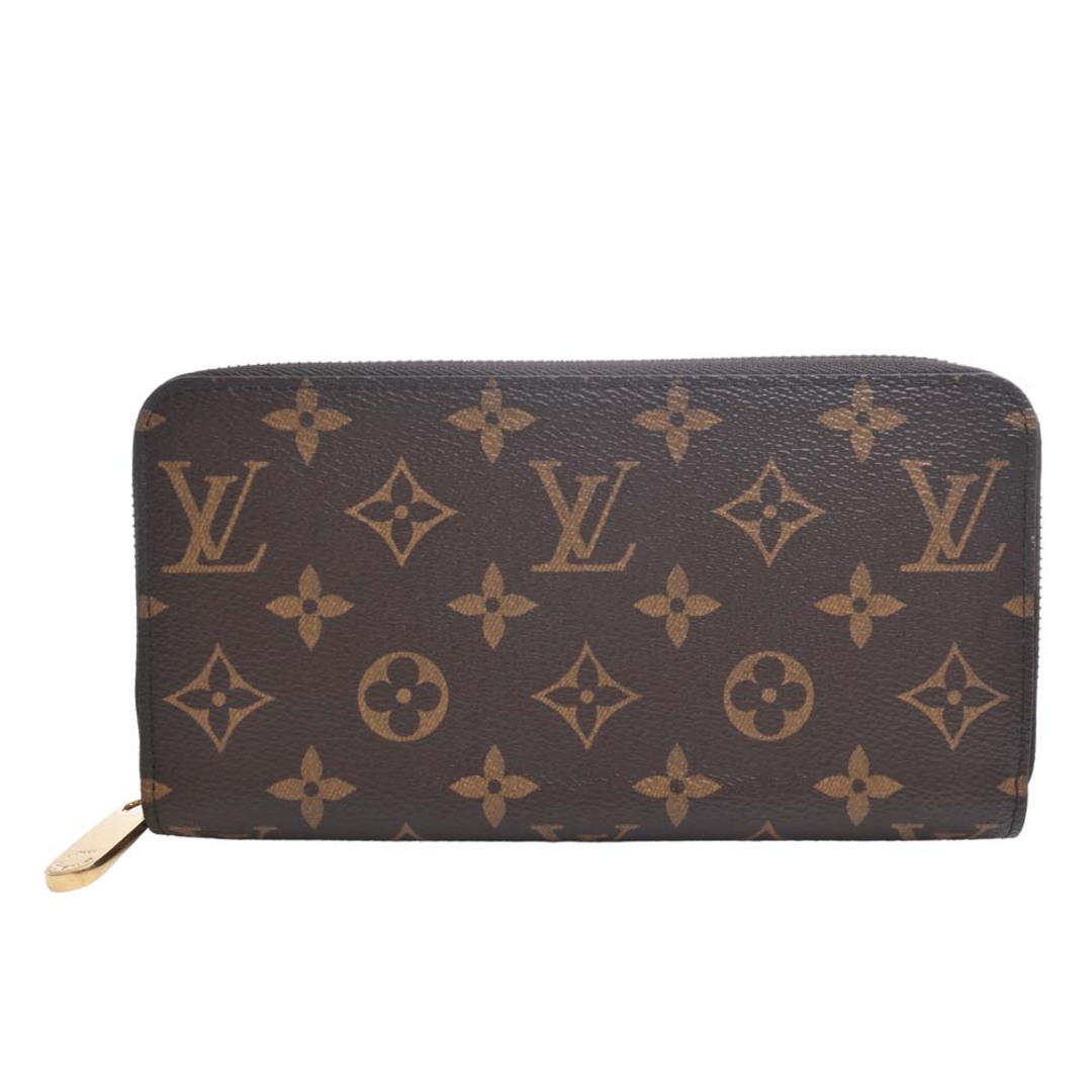 財布LOUIS VUITTON ルイヴィトン モノグラム ジッピーウォレット ラウンドファスナー 長財布 M41895 ブラウン by