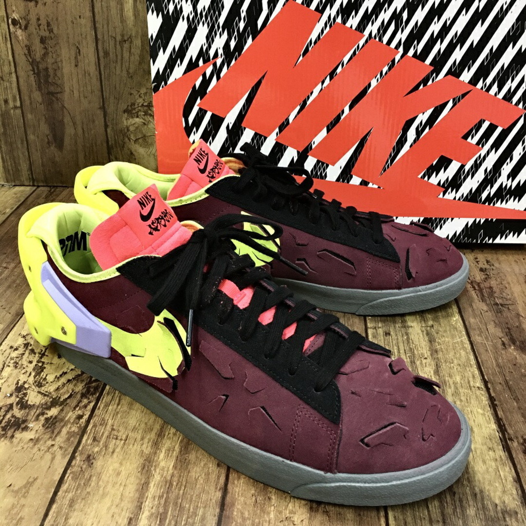 NIKE × ACRONYM BLAZER LOW "NIGHT MROON" DN2067-600 ナイキ アクロニウム ブレーザー ロー "ナイトマルーン"【004】ほぼ新品同様の商品A